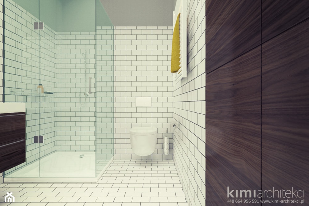 projekt łazienki - zdjęcie od KIMI architekci - Homebook