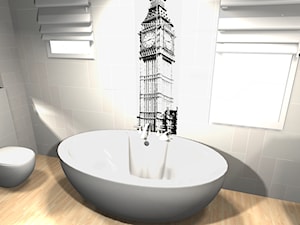 Big Ben - Łazienka, styl nowoczesny - zdjęcie od KWADRAT Projektowanie Łazienek