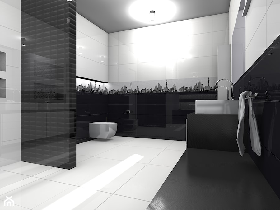 Łazienka, styl nowoczesny - zdjęcie od KWADRAT Projektowanie Łazienek