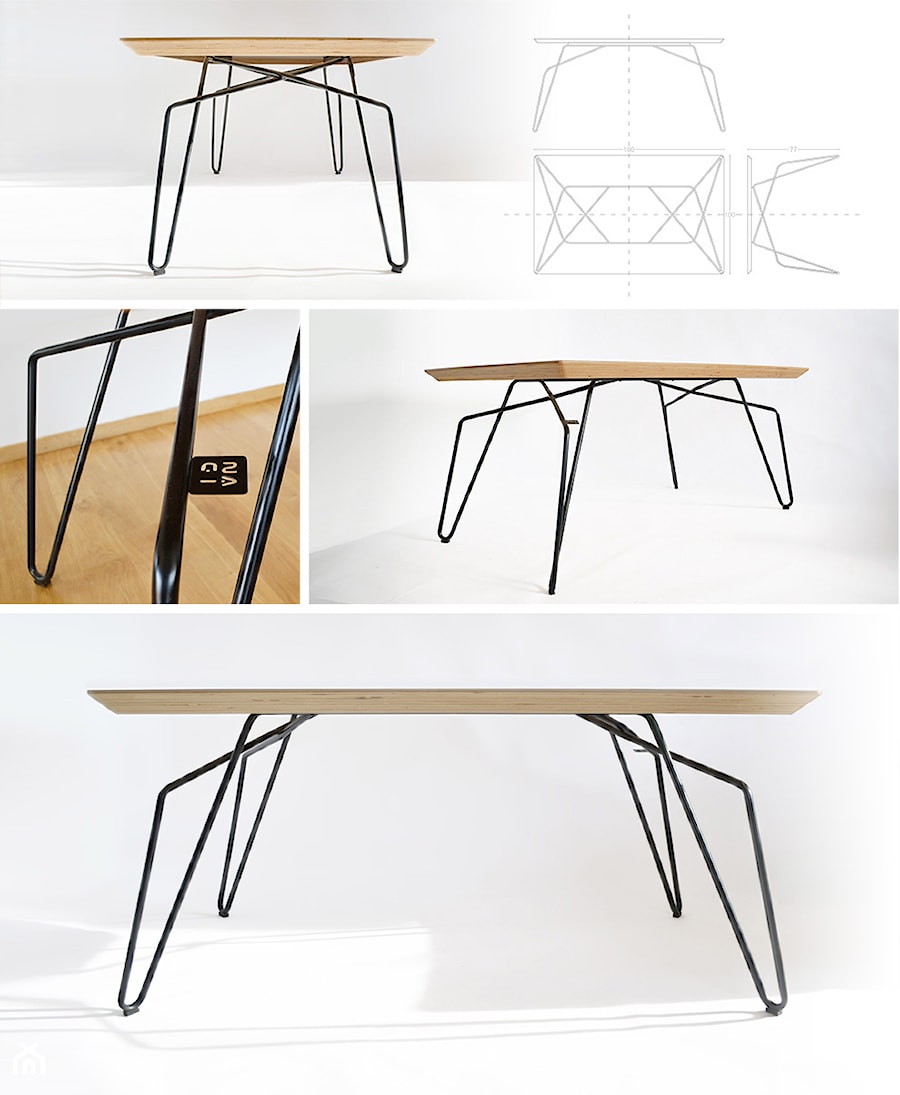 NAGI Dining Table Black - zdjęcie od JustNagi