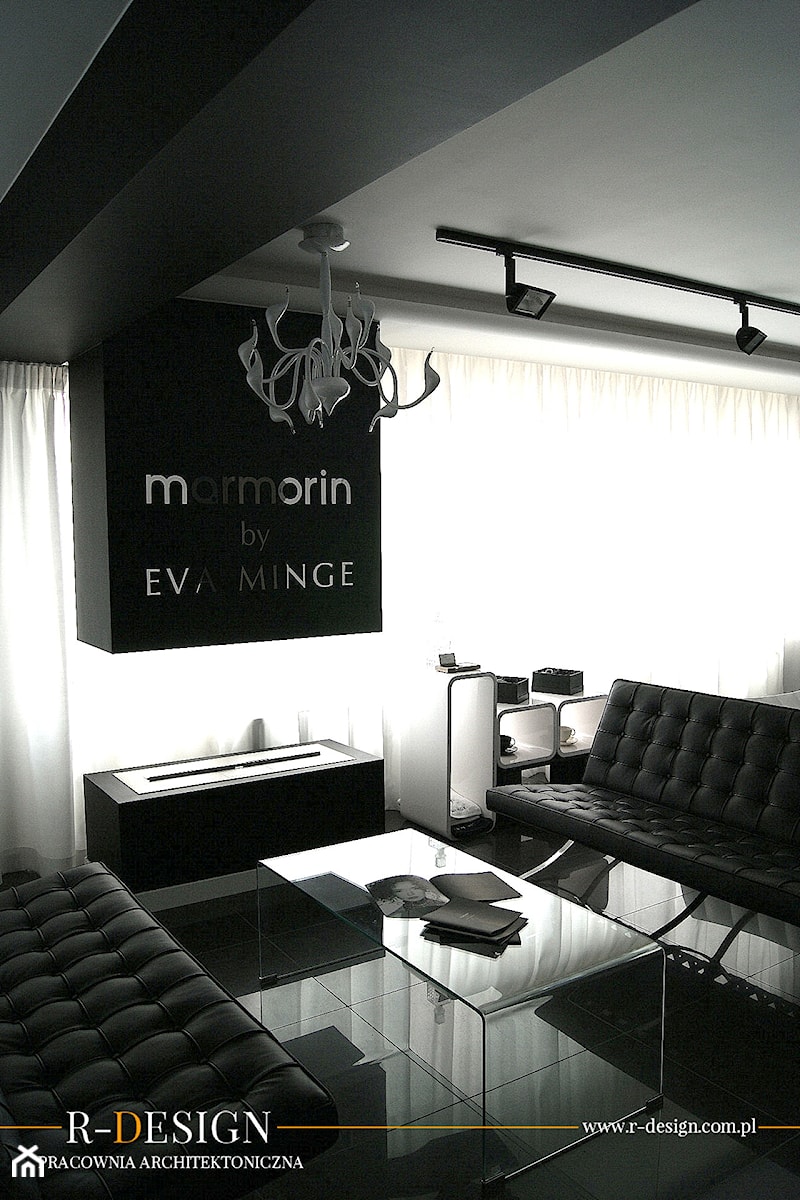 Projekt showroom'u Marmorin by Eva Minge - zdjęcie od R-design Pracownia Architektoniczna