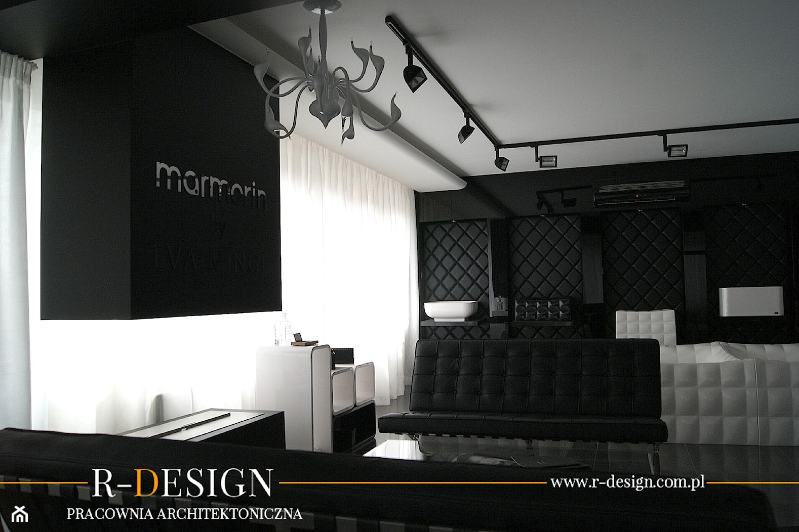 Projekt showroom'u Marmorin by Eva Minge - zdjęcie od R-design Pracownia Architektoniczna - Homebook