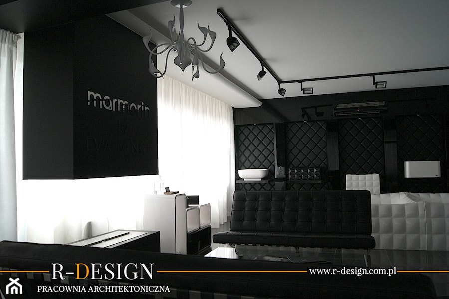 Projekt showroom'u Marmorin by Eva Minge - zdjęcie od R-design Pracownia Architektoniczna