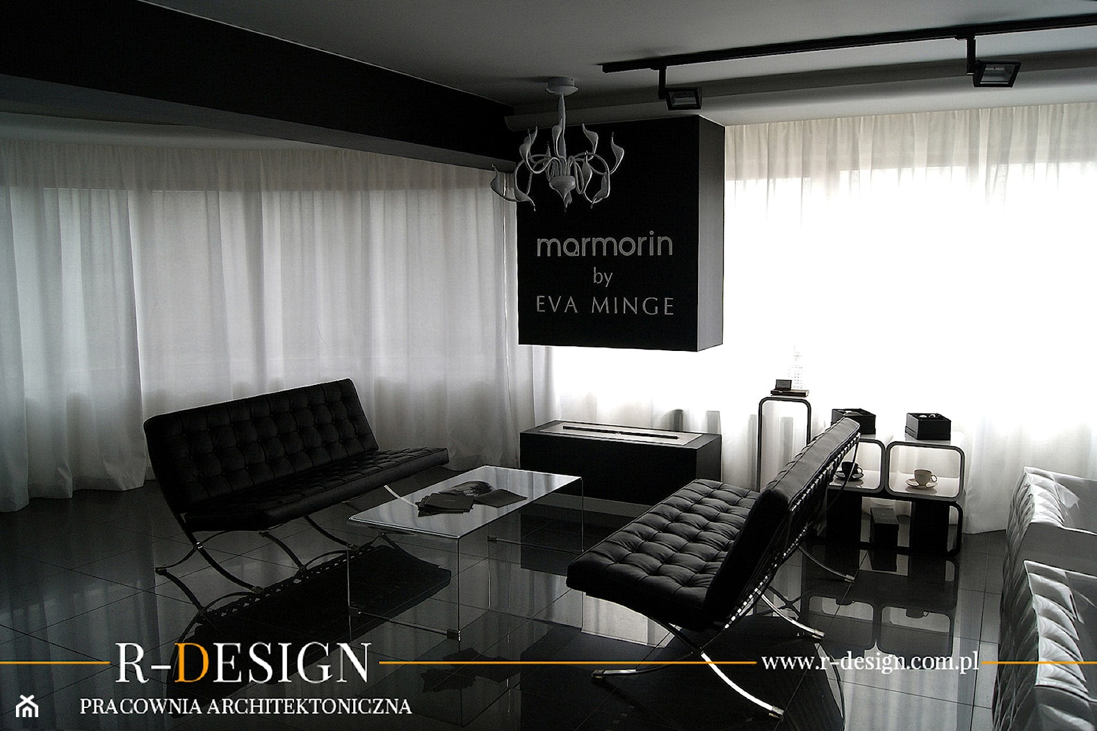 Projekt showroom'u Marmorin by Eva Minge - zdjęcie od R-design Pracownia Architektoniczna - Homebook