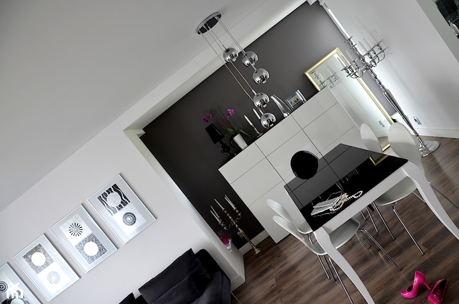 salon zdjecia z realizacji - Jadalnia, styl glamour - zdjęcie od Glamour Design Adriana Wajsen