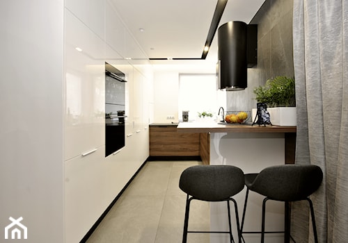 Projekt mieszkania w bliźniaku - Kuchnia, styl nowoczesny - zdjęcie od Piotr Stolarek PROJEKTOWANIE WNĘTRZ