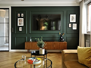 Mieszkanie 140mkw - Salon, styl vintage - zdjęcie od Piotr Stolarek PROJEKTOWANIE WNĘTRZ