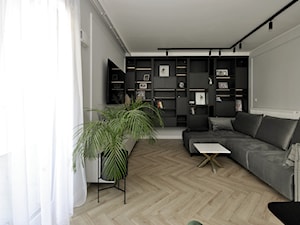 Projekt mieszkania 76mkw - Salon - zdjęcie od Piotr Stolarek PROJEKTOWANIE WNĘTRZ