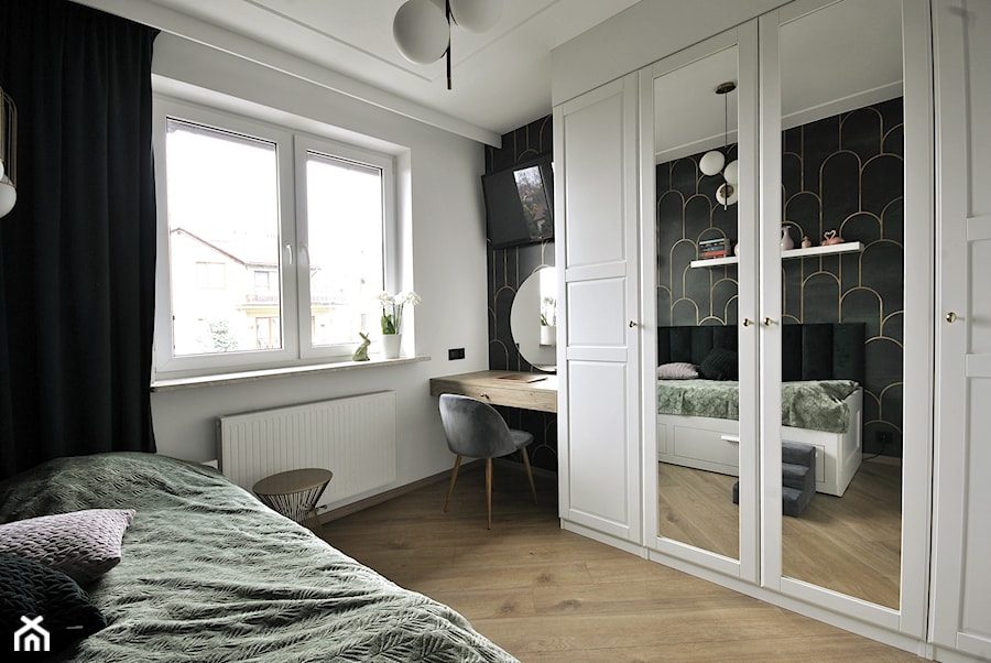 Mieszkanie w segmencie w antresolą - Pokój dziecka, styl skandynawski - zdjęcie od Piotr Stolarek PROJEKTOWANIE WNĘTRZ