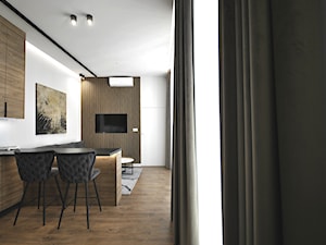 Mieszkanie 34mkw - Kuchnia, styl nowoczesny - zdjęcie od Piotr Stolarek PROJEKTOWANIE WNĘTRZ