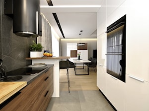 Projekt mieszkania w bliźniaku - Kuchnia, styl nowoczesny - zdjęcie od Piotr Stolarek PROJEKTOWANIE WNĘTRZ