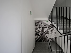 realizacja klatki schodowej w apartamentowcu - Wnętrza publiczne - zdjęcie od Piotr Stolarek PROJEKTOWANIE WNĘTRZ