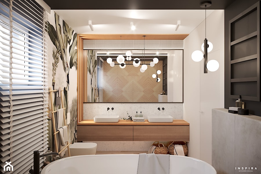 Jungle bathroom - zdjęcie od Inspira Design