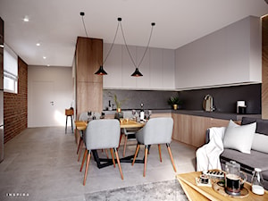 Dom w Zielonce - Salon, styl nowoczesny - zdjęcie od Inspira Design