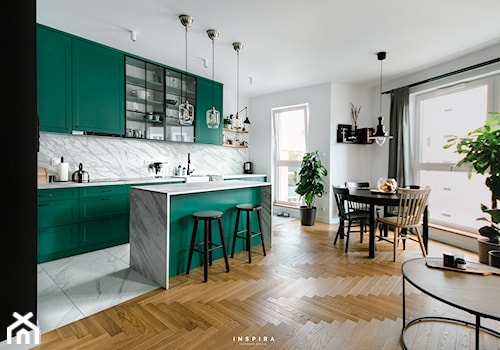 Zielono mi na Warszawskim Żeraniu - Kuchnia, styl vintage - zdjęcie od Inspira Design