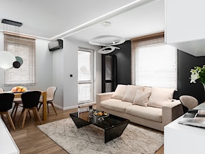 Mieszkanie black&white - zdjęcie od Studio Projekt