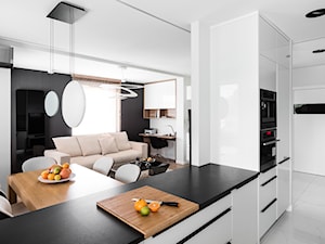 Mieszkanie black & white - zdjęcie od Studio Projekt