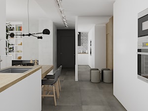 Mieszkanie w Warszawie - Kuchnia, styl nowoczesny - zdjęcie od Ewelina Witkowska Architektura Wnętrz