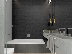 Projekt łazienki - Łazienka, styl nowoczesny - zdjęcie od Ewelina Witkowska Architektura Wnętrz