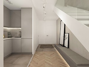 Mieszkanie z antresolą - Kuchnia, styl nowoczesny - zdjęcie od Ewelina Witkowska Architektura Wnętrz