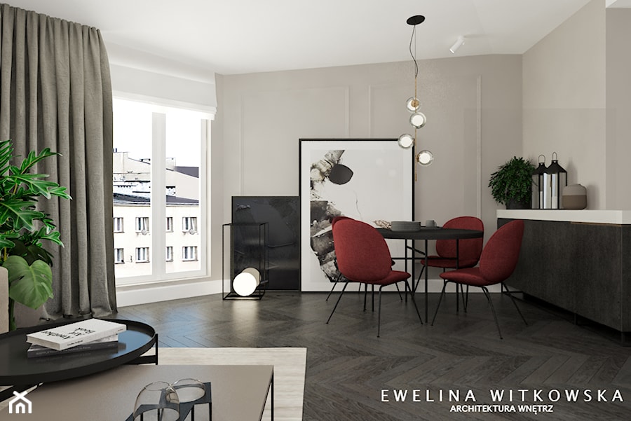 Mieszkanie na warszawskiej Pradze - Jadalnia, styl tradycyjny - zdjęcie od Ewelina Witkowska Architektura Wnętrz
