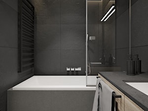 Wilanów - Mała łazienka, styl nowoczesny - zdjęcie od Ewelina Witkowska Architektura Wnętrz