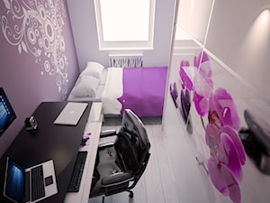 sypialnia w fioletach - zdjęcie od Michał Ślusarczyk