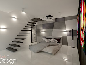 projekt aranżacji sypialni w stylu minimalistycznym - zdjęcie od Michał Ślusarczyk