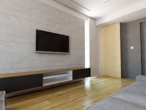 ścianka Tv z betonu architektonicznego - zdjęcie od Michał Ślusarczyk