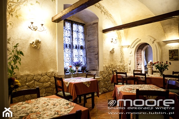 Włoska restauracja - zdjęcie od Studio Dekoracji Wnętrz MOORE - Homebook