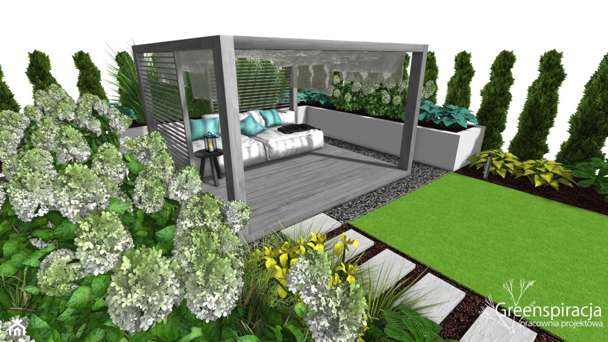 Ogród przydomowy - nowoczesny #4 - Ogród, styl nowoczesny - zdjęcie od Greenspiracja - Homebook