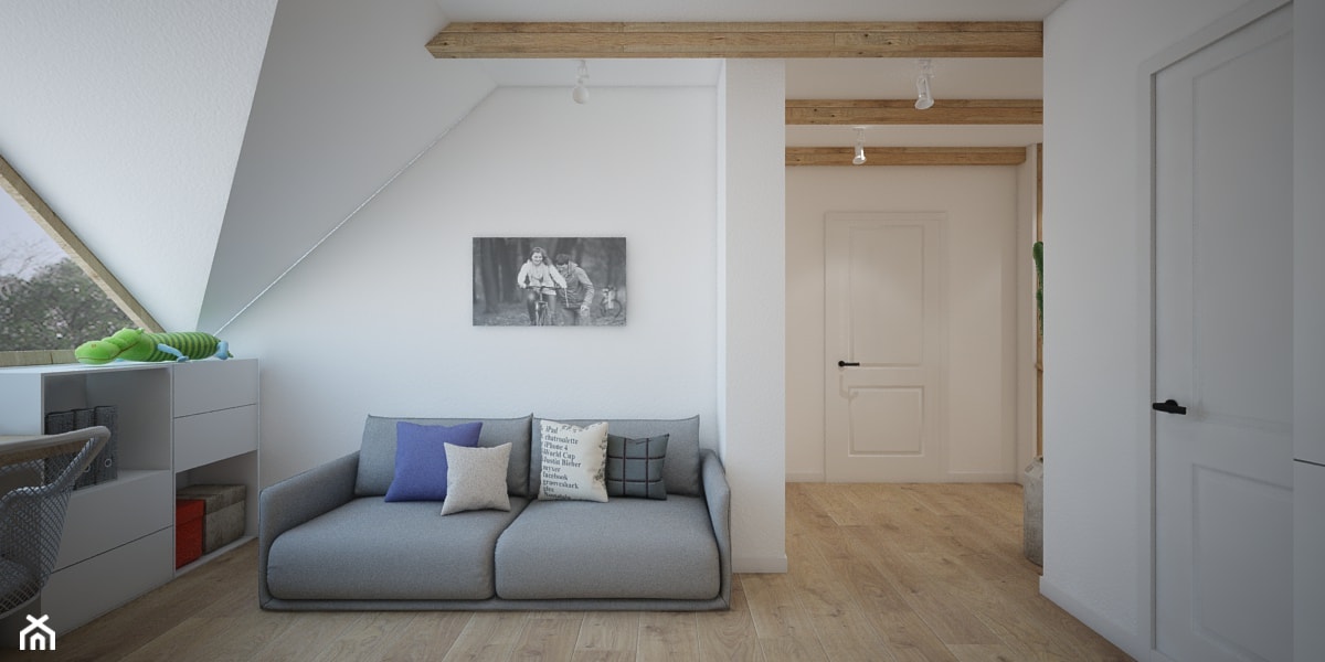 Pokój przechodni na piętrze - zdjęcie od MOUD Joanna Swatek - Homebook