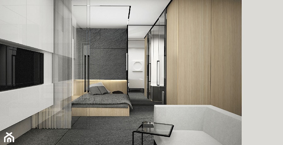 Sypialnia, styl minimalistyczny - zdjęcie od kilandesign