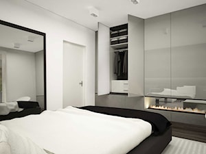 apartament w Warszawie - Sypialnia, styl nowoczesny - zdjęcie od kilandesign