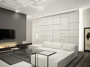 apartament w Warszawie - Salon, styl minimalistyczny - zdjęcie od kilandesign