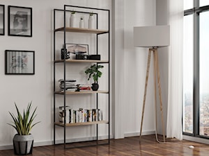 Minimalistyczny regał loft w stylu skandynawskim, SABIK. - zdjęcie od LIGHTWOOD