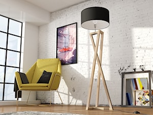 Lampa podłogowa z drewna, loft LW23 - zdjęcie od LIGHTWOOD