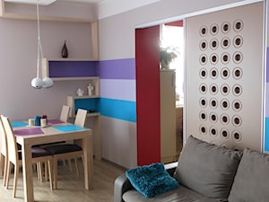Realizacja mieszkanie - Salon, styl nowoczesny - zdjęcie od Oskar Studio
