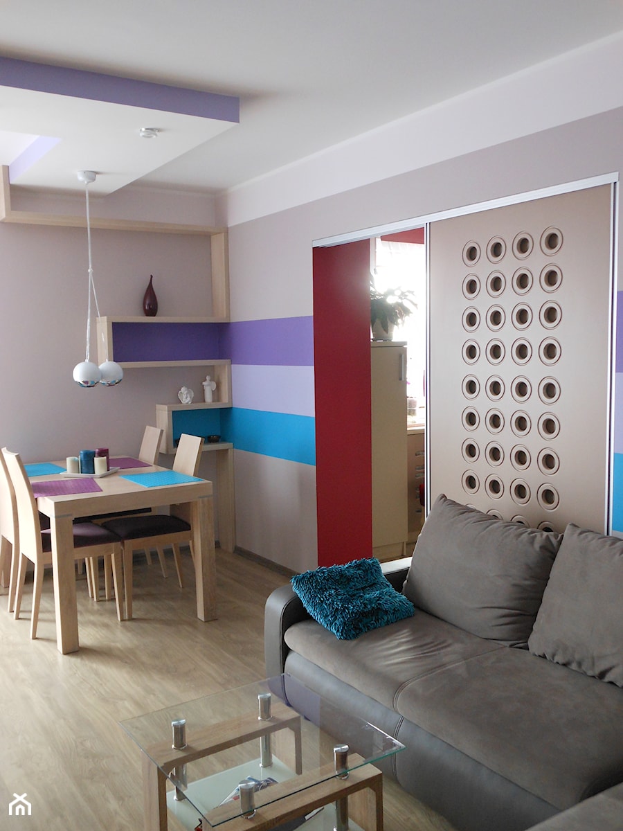 Realizacja mieszkanie - Salon, styl nowoczesny - zdjęcie od Oskar Studio