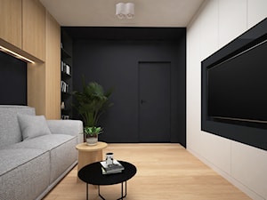 In grey tones - Sypialnia, styl nowoczesny - zdjęcie od NOON Pracownia Projektowa
