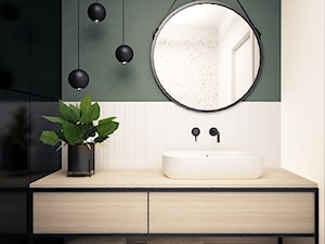 łazienka zielona - zdjęcie od NOON Pracownia Projektowa