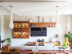 Mieszkanie Klasycznie - Mały szary salon, styl tradycyjny - zdjęcie od Niebudek Interior Design Agnieszka Niebudek