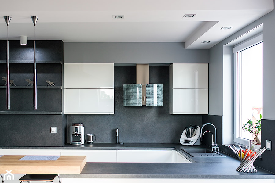 Mieszkanie Legnica realizacja - Kuchnia, styl nowoczesny - zdjęcie od Niebudek Interior Design Agnieszka Niebudek