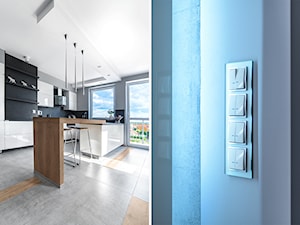 Mieszkanie Legnica realizacja - Kuchnia, styl nowoczesny - zdjęcie od Niebudek Interior Design Agnieszka Niebudek