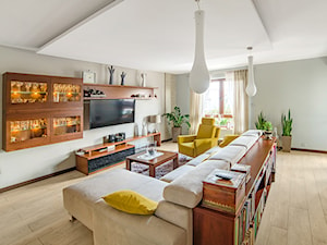 Mieszkanie Klasycznie - Średni biały salon, styl tradycyjny - zdjęcie od Niebudek Interior Design Agnieszka Niebudek