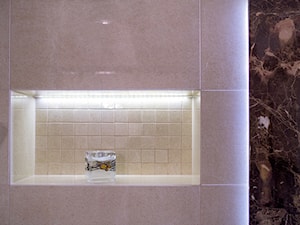 Mieszkanie Klasycznie - Mała bez okna łazienka, styl tradycyjny - zdjęcie od Niebudek Interior Design Agnieszka Niebudek