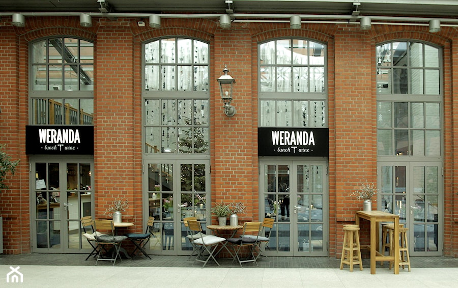 Weranda Lunch & Wine - Wnętrza publiczne, styl industrialny - zdjęcie od R2D2kolektyw