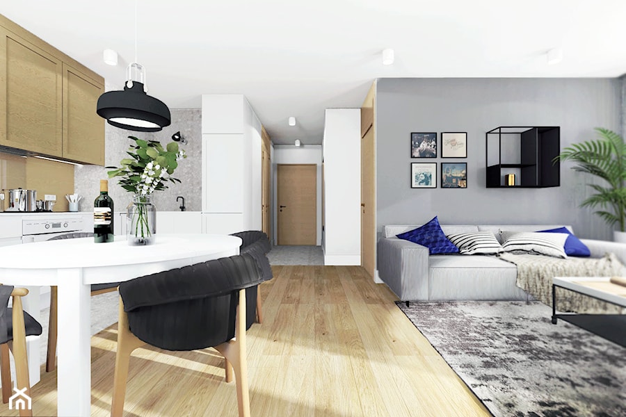 Mieszkanie J.T. - Salon, styl minimalistyczny - zdjęcie od Miliform