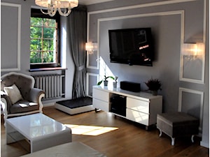 Dom w Izabelinie - Salon, styl prowansalski - zdjęcie od 4-style Studio Projektowe