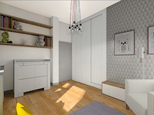 Pokój dla niemowlaka - Pokój dziecka, styl skandynawski - zdjęcie od 4-style Studio Projektowe
